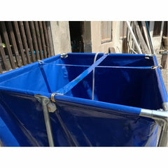 Vokanda Mini Complete Aquarium - 160 Gallon (610L) Betta & Koi Fish Tank, 3.3' x 3.3' x 2'