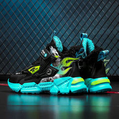 Boys' Fashion Sneakers – Thick-Soled, Warm & Comfortable Anti-Slip Outdoor Sports Shoes for Kids