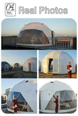 Luxury Geodesic Dome Tent – Transparent Spherical Glamping Tent for Outdoor Resort & Starry Sky Camping