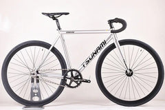 Tsunami SNM100 Fixie Fixed Gear Bike – 700C Single Speed Racing Bicycle | Lightweight Aluminum Alloy Frame | Customizable Track Cycling(Not available for US)