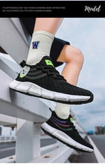 Unisex Breathable Fashion Sneakers – Lightweight Running & Casual Shoes for Women and Men, Comfortable Sports Footwear