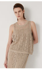 Women’s Premium 100% Linen Summer Vest – Elegant & Fashionable Lightweight Luxury Sleeveless Top for Ladies' Wardrobe