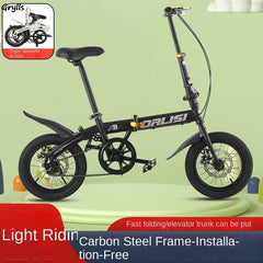 Grylls Fashion 12/14 Inch Folding Bike – Portable Lightweight Bicycle for Adults & Students | Compact Commuter Bike for Kids & Teens