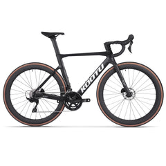 KOOTU Full Carbon Fiber Road Bike – Ultra-Light Pure Oil Disc Brake Bicycle with SHIMANO R7120 24-Speed Components | Performance Cycling for Adults