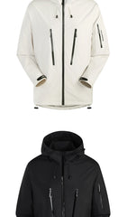 Autumn Hoodie Jackets Men Windproof Waterproof Warmth Fashion Trends Male Coat Versatile Casual Outdoor Mountaineering Clothing