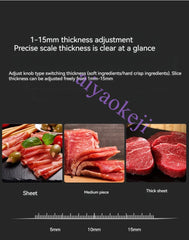 Multifunctional Electric Slicer – Lamb, Beef, Vegetable, Bread, and Sausage Slicing Machine