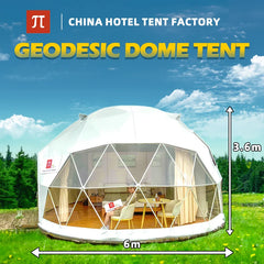 Luxury Geodesic Dome Tent – Outdoor Glamping Villa for Camping, Resort, Hotel & Forest Accommodation