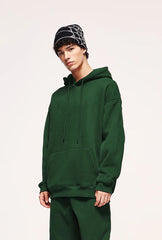 INFLATION 350gsm Thick Velvet Tracksuit – Unisex Solid Color Jogging Suit | 2023 Trendy Matching Fleece Sweatpants & Hoodie Set