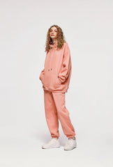 INFLATION 350gsm Thick Velvet Tracksuit – Unisex Solid Color Jogging Suit | 2023 Trendy Matching Fleece Sweatpants & Hoodie Set