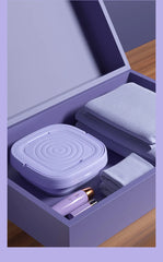 8L Portable Foldable Mini Washing Machine with Spin Dryer – Compact Washer for Socks, Underwear, and Household Laundry