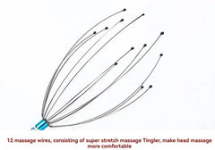 Octopus Head Massager Stainless Steel Engraved Head Relaxer Brain Massage Claw Scalp Scratcher Itch Reliever