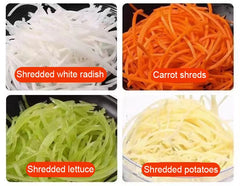 110V/220V Commercial Electric Vegetable Cutter & Chopper | Ham Mincer | Automatic Slicer & Grinder | Dicing Machine | Fruit & Potato Shredder