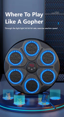 Music Boxing Machine – Smart Bluetooth Wall-Mounted Boxing Trainer | Electronic Punching Target for Home Gym & Fitness