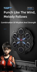 Smart Music Boxing Machine Trainer – Interactive Wall Target for Kids | Rhythm-Based Boxing & Fitness Fun at Home