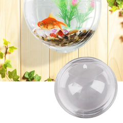 Pinsjar Acrylic Wall Hanging Fish Bowl – Wall-Mounted Aquarium Tank for Betta Fish | Aquatic Pet Supplies & Home Décor
