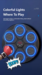 Music Boxing Machine – Smart Bluetooth Wall-Mounted Boxing Trainer | Electronic Punching Target for Home Gym & Fitness