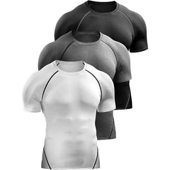 Men's Compression T-Shirt – Quick-Dry, Elastic Running & Gym Sportswear for Athletic Workouts