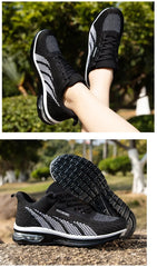 Women Running Shoes Ladies Breathable Sneakers Mesh Air Cushion Tennis Women's Sports Shoes Outdoor Lace Up Training Shoes