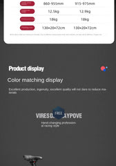 Ruta Aluminum Road Bike – 29" Wheel 12-Speed Mountain Bike | Lightweight Bicicleta de Ciclismo Aro 29 | Carbon Style Frame