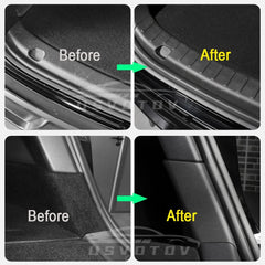 Trunk Protector Guard for Tesla Model Y – Anti-Scratch Rear Cargo Threshold Sill Cover & Bumper TPE Organizer Pad