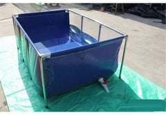 Vokanda Mini Complete Aquarium - 160 Gallon (610L) Betta & Koi Fish Tank, 3.3' x 3.3' x 2'