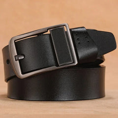 Genuine Leather Belt for Men – Large Size 140-170cm Luxury Designer Waist Belt