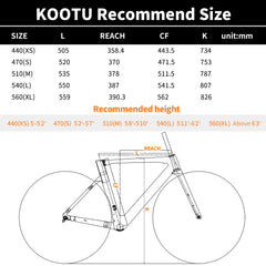 KOOTU R08-R7000 Full Carbon Fiber Road Bike – 22-Speed SHIMANO 105 Kit, 700C Racing Bicycle for Adults | Ships from USA