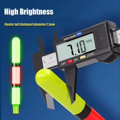 Fishing Floats for Sea & Rock – Smart IC Slip Bobber with Gravity Sensor | Color-Changing LED Luminous Fishing Tackle