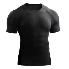 Men's Compression T-Shirt – Quick-Dry, Elastic Running & Gym Sportswear for Athletic Workouts