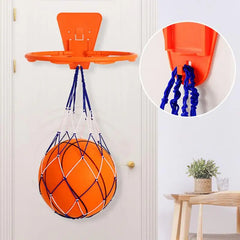 Wall Mounted Basketball Hoop Indoor Outdoor Hanging Basketball Hoop With Mesh Bag Sport Equipment for Practice Dribbling At Home