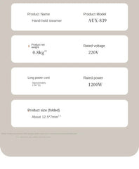 Hand-Held Ironing Machine | Portable Electric Iron for Home & Travel