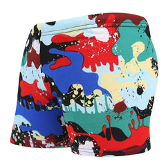 Children's Swimming Trunks – Flat Camo Printed Boys' Shorts | Big Boys' Hot Spring Bathing Suit