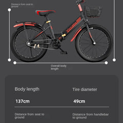 SKIG Folding Mountain Bike for Boys & Girls - 7-15 Years Old, Variable Speed, Lightweight & Durable Folding Bicycle for Kids, Teens, Camping, and Home Use