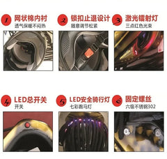 Iron Blood Warrior Predator Motorcycle Helmet – Retro Off-Road Full-Face Helmet for Men | Personalized Design | DOT & ECE Certified