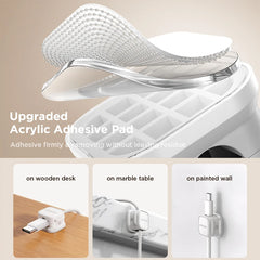 Joyroom 3/6 Pcs Magnetic Cable Clip Cable Holder Adhesive Wire Keeper Cord Cable Organizer for Home Office Under Desk Management