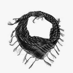 Unisex Tactical Arab Scarf – Lightweight Plaid Cycling Mask & Hijab Head Wrap for Men & Women (Spring/Summer)