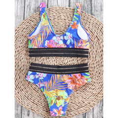 Fashion Print High-Waist Bikini – Sexy Women's Swimsuit for Summer Beachwear