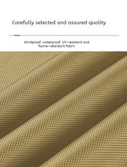 Triangular Double-Layer Oxford Tent – 2-Story Luxury Villa Cabin with Galvanized Frame | Rainproof & Anti-Light Glamping Tent for Outdoor Camping