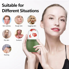 Silicone Ice Face Roller – Pore Shrinking, Dark Circle Removal & Skin Massage Tool for Eyes & Neck