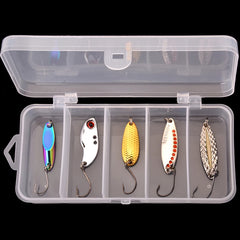5PCS Wobbler Lures Set – 3g/10g/15g Metal VIB Sinking Fishing Lures | Hard Bait for Sea Fishing & Artificial Pesca