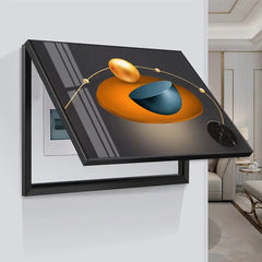 ravel Shark Creative Art Poster – 45x35CM Fashion Home Decor & Electric Meter Box Cover