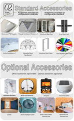 Luxury Geodesic Dome Tent – Transparent Spherical Glamping Tent for Outdoor Resort & Starry Sky Camping