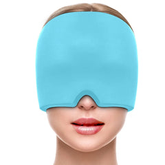 360° Gel Migraine Ice Head Wrap – Hot & Cold Therapy Headache Relief Hat for Migraine, Sinus, and Stress