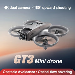 T3 MINI Drones GPS 8K Professional HD 180° Dual Cameras 5G WIFI Brushless Motors Obstacle Avoidance FPV Foldable Quadcopter Toy