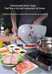 Multifunctional Electric Slicer – Lamb, Beef, Vegetable, Bread, and Sausage Slicing Machine