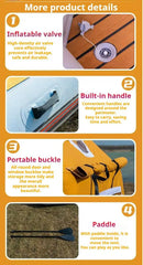 Outdoor Inflatable Floating Tent – PVC Fishing Platform, Lake & Park Camping, Water House Boat for Tourism & Relaxation