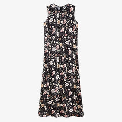 Spring Summer Women’s Elegant Satin Maxi Dress with Knitted Top | 2-Piece Floor-Length Outfit Set