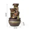 Creative Circulating Water Fountain - Landscape Desktop Lucky Decoration with Rockery & Water Feature