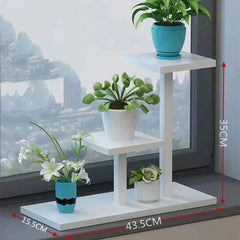 Multi-Tier Metal Plant Stand - Indoor Flower Pot Holder & Garden Display Rack