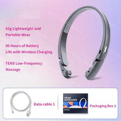 Electric Head Massager for Headache Relief – Brain Stimulator Therapy Machine for Migraine & Insomnia Relief